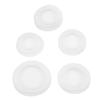 HONMEET 5pcs Piggy Bank Stopper Replacement Assorted PVC Material Money Jar Cap Coin Bank Cap Plaster Doll Stoppers view 1