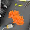 Alipis 50pcs Plastic Pulley Wheels for Rc Cars and Airplanes Smooth Sliding Craft Pulley System Automotive Parts for Modifications and Repairs view 4