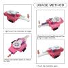 HNCSFW Spider Silk Launcher for Kids,Web Shooters- USB Type c Charging, Launch Distance 8ft - Can Grab Small Objects-Variety of Play Modes ((Pink)) view 4