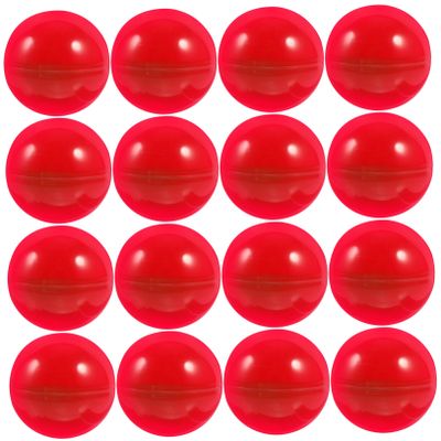 ERINGOGO 50pcs Colorful Activity Lottery Balls Hollow Game Balls for Parties Diameter Red Raffles Celebrations and Events Material