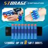 2 Pack Doodle Blaster Guns Boys for Toy, Shark & Lion Toys Birthday Gifts for Kids,Gun Toys Christmas Stocking Stuffing Party Supplies, 80 Soft Foam Darts Bullets,6 Targets & 2 Wrist Strap. view 4