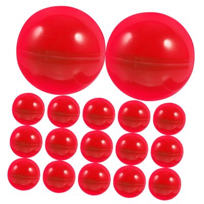 ERINGOGO 50pcs Bouncy Balls Bulk Bingo Balls Cage for Game Night Wheel of Fortune Game