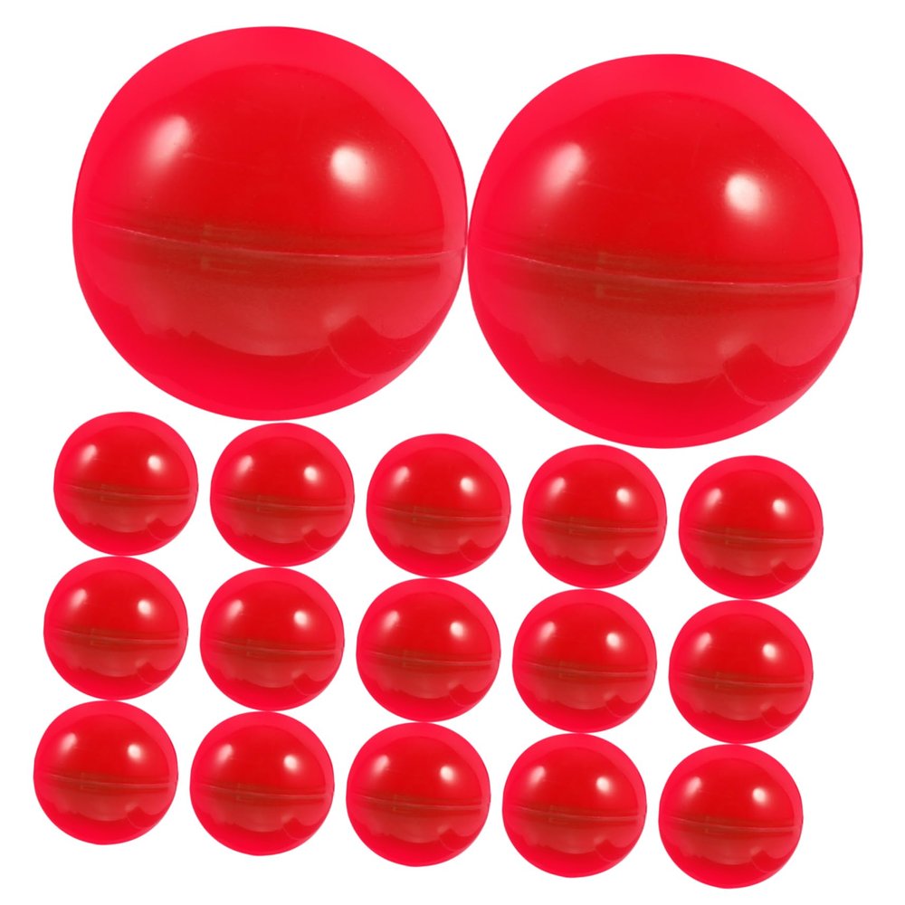 ERINGOGO 50pcs Bouncy Balls Bulk Bingo Balls Cage for Game Night Wheel of Fortune Game