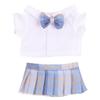 Xyrmync Plush Doll Clothes JK Skirt Suit Dress Up Accessories for 10cm 15cm-17cm 20cm Doll (A8, 10cm) view 1