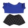 Xyrmync Plush Doll Clothes Solid Color T-Shirt Pants Dress Up Accessories for 10cm 15cm-17cm 20cm Doll (A7, 20cm) view 1