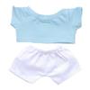 Xyrmync Plush Doll Clothes Solid Color T-Shirt Pants Dress Up Accessories for 10cm 15cm-17cm 20cm Doll (A8, 10cm) view 1