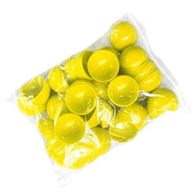 ERINGOGO 50pcs Ball Inflatable Globes Ball Pit Balls Vending Machine Foam Balls Party Balls Bouncy Ball Bingo Caller Machine Mini Vending Machine Vending Machine Capsules Yellow