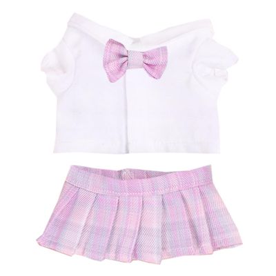 Xyrmync Plush Doll Clothes JK Skirt Suit Dress Up Accessories for 10cm 15cm-17cm 20cm Doll (A5, 15cm-17cm)