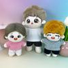 Xyrmync Plush Doll Clothes Solid Color T-Shirt Pants Dress Up Accessories for 10cm 15cm-17cm 20cm Doll (A8, 15cm-17cm) view 2