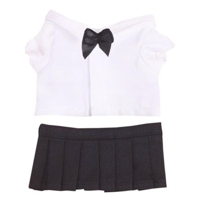 Xyrmync Plush Doll Clothes JK Skirt Suit Dress Up Accessories for 10cm 15cm-17cm 20cm Doll (A9, 10cm)