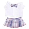 Xyrmync Plush Doll Clothes JK Skirt Suit Dress Up Accessories for 10cm 15cm-17cm 20cm Doll (A3, 20cm) view 1