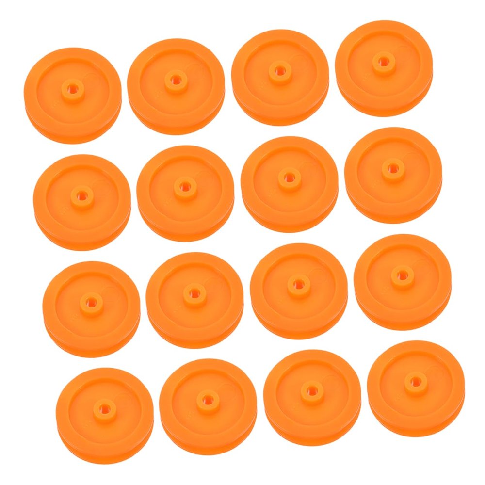 ABOOFAN 50pcs Plastic Pulley Wheel for Rc Toys Plastic Belt Pulleys for Model Aircraft and Cars for Enhanced Performance