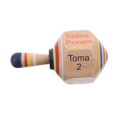DECHOUS Wooden Spinning Top Toy Smooth Performance Gyro for Boy Girl Fun Party Favors for Birthdays Gatherings Engaging DIY Wooden Toy Stress Relief for All Ages