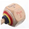 DECHOUS Wooden Spinning Top Toy Smooth Performance Gyro for Boy Girl Fun Party Favors for Birthdays Gatherings Engaging DIY Wooden Toy Stress Relief for All Ages view 3