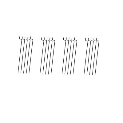 Gracilaria 20PCS RC Airplane Z Type Pushrod Steel Wire Push Pull Rod Pushrod for RC Plane Helicopter Boat Ship DIY Model Aircraft Connecting Rod Parts (1.2x100mm)