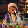 24PCS Party Favors LED Finger Lights, Glow in the Dark Light Up Toys Gifts Bulk for Kids Boy Girl Birthday Goodie Bags Stuffers Party Decorations Back to School Party Classroom Prizes (dinosaur) view 2