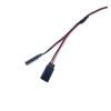 ACGTUY 5pcs/lot 15cm 30cm 50cm Servo Y Extension Cord Cable Lead Wire Compatible with The JR Futaba Drone Car Boat Helicopter Airplane(100MM) view 2