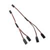 ACGTUY 5pcs/lot 15cm 30cm 50cm Servo Y Extension Cord Cable Lead Wire Compatible with The JR Futaba Drone Car Boat Helicopter Airplane(500MM) view 1