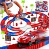 Ancitoy Spider Race Track Toy for Boys 4-6, Race Car Set with 2 Spider Cars, DIY Flexible Tracks Playset, Toddler STEM Building Toys for Girls, Christmas, Birthday Gift for Kids Ages 3+ view 1