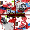 Ancitoy Spider Race Track Toy for Boys 4-6, Race Car Set with 2 Spider Cars, DIY Flexible Tracks Playset, Toddler STEM Building Toys for Girls, Christmas, Birthday Gift for Kids Ages 3+ view 4