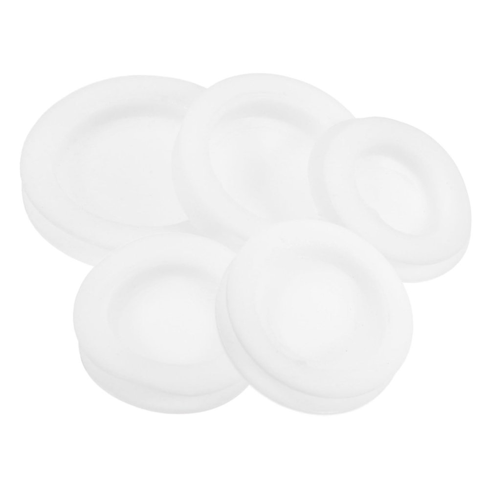 Angoily 5Pcs Round Rubber Plug PVC Stopper Replacement for Piggy Bank Money Saving Box Fits Various Opening Sizes Easy Insert Remove