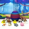 12pcs Mini 3D Printed Animal Set, Articulated Cute Animal Fidget Toy, Office Desktop Decoration,Fidget ADHD Autism Toys, MA-RBW2 view 2