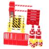 VICASKY 1 Set Parking Lot Road Sign Game Educational Road Sign Miniature Traffic Barrier Traffic Light Road Signs Traffic Signs for Traffic Role Play Stickers Plastic view 1