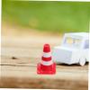 VICASKY 1 Set Parking Lot Road Sign Game Educational Road Sign Miniature Traffic Barrier Traffic Light Road Signs Traffic Signs for Traffic Role Play Stickers Plastic view 3