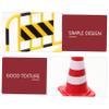 VICASKY 1 Set Parking Lot Road Sign Game Educational Road Sign Miniature Traffic Barrier Traffic Light Road Signs Traffic Signs for Traffic Role Play Stickers Plastic view 4