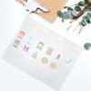 GARIOUANS 10sheets Collection Album Pages Stamp Holder Pages for and Stamp Collecting Design for Easy Viewing No Outer Shell Compatible Standard Binders view 4