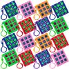 24 Mini Tic Tac Toe Games - Party Favors for Kids 3-5 and Up - 2-Inch Travel Size - Tic-Tac-Toe Keychain Game for Boys & Girls - Goody Bag Stuffers, Classroom Prizes, Valentine's Day, Birthday Gifts view 1
