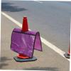 Alipis 2pcs Traffic Cone Warning Sign Covers Security Caution Decorations Cones for Sports Training Safe Sign Weatherproof view 4