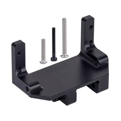 BOQEXSS for Scx10 III for SCX10 III Ar45P Portal Axle 4-Link Suspension 1/10 RC Crawler Car Aluminum Alloy Upgrade Parts Servo On Axle Mount RC Car Parts(Black)