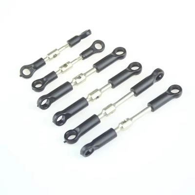 RC Car Accessories Compatible with WLtoys 144001 1/14 4WD RC Car Upgrade Modification Accessories Parts Aluminum Tie Link Rods Set Pull Rod