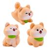 3Pcs Mini Shiba Inu Ornament Decorations Head-wear Hair Accessories DIY Resin Accessories view 1