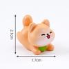 3Pcs Mini Shiba Inu Ornament Decorations Head-wear Hair Accessories DIY Resin Accessories view 3