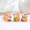 3Pcs Mini Shiba Inu Ornament Decorations Head-wear Hair Accessories DIY Resin Accessories view 4