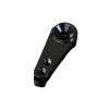 BOQEXSS for Rcrun 25T 1/10 for Climbing Car Metal Steering Gear for Swing Arm Steering Gear Arm Modification Parts Rc Remote Control Model Car RC Car Parts(Black) view 2