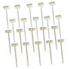 JUMPLAWN 20pcs Mini Wooden Hammer Toy for Boy Girl Safe and Lightweight Mallets for Hands Learning Improve Coordination and Motor Skills for Boys and Girls view 1