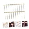 JUMPLAWN 20pcs Mini Wooden Hammer Toy for Boy Girl Safe and Lightweight Mallets for Hands Learning Improve Coordination and Motor Skills for Boys and Girls view 4