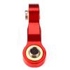 Black/Red Metal Steering Drag Link for 1/18 RC CAR for GRA-NITE for GR-OM 1/14 for Moj-ave 380 Truck Upgrade Parts(Red) view 1