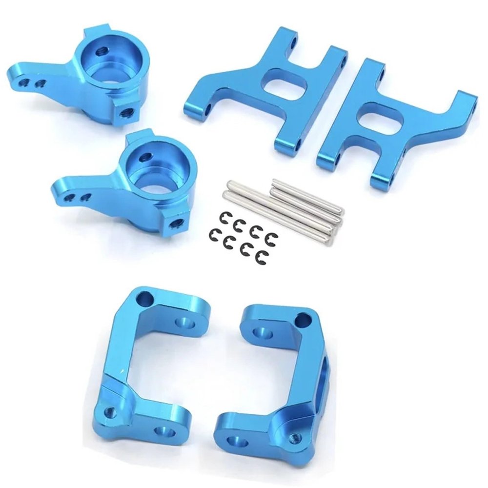 Metal Front Steering Cup C Hub Carrier Suspension Arm Set for 1/10 RC Crawler Car for Tam-iya CC01 CC-01 Upgrade Parts,5