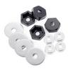 12mm to 17mm Wheel Adapter Drive Hub Combiner Hexagonal Hex Hole Adapters Conversion for 1/8 RC Car Buggy Upgrade Parts view 1