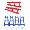 4Pcs Alloy Front & Rear Lower Suspension Arms for RC 1/10 for Tra-xxas for SLA-sh 4x4 for Rus-tler for Stam-pede XO-1 Upgrade Parts#3655X(Red) view 2
