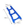 4Pcs Alloy Front & Rear Lower Suspension Arms for RC 1/10 for Tra-xxas for SLA-sh 4x4 for Rus-tler for Stam-pede XO-1 Upgrade Parts#3655X(Red) view 4