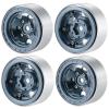 4PCS Aluminum Beadlock Wheel Rim Hubs for 1/18 RC Crawler Car for TRX4M for Bro-nco for Def-Ender Spare Part(Titanium) view 1