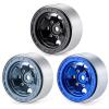 4PCS Aluminum Beadlock Wheel Rim Hubs for 1/18 RC Crawler Car for TRX4M for Bro-nco for Def-Ender Spare Part(Titanium) view 4
