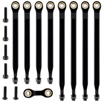 8PCS Aluminium Alloy Link Linkage Mount Set for 1/16 MINI for E-Revo VXL RC Car Upgrade Parts Accessories