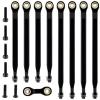 8PCS Aluminium Alloy Link Linkage Mount Set for 1/16 MINI for E-Revo VXL RC Car Upgrade Parts Accessories view 1