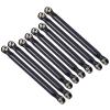 8PCS Aluminium Alloy Link Linkage Mount Set for 1/16 MINI for E-Revo VXL RC Car Upgrade Parts Accessories view 2